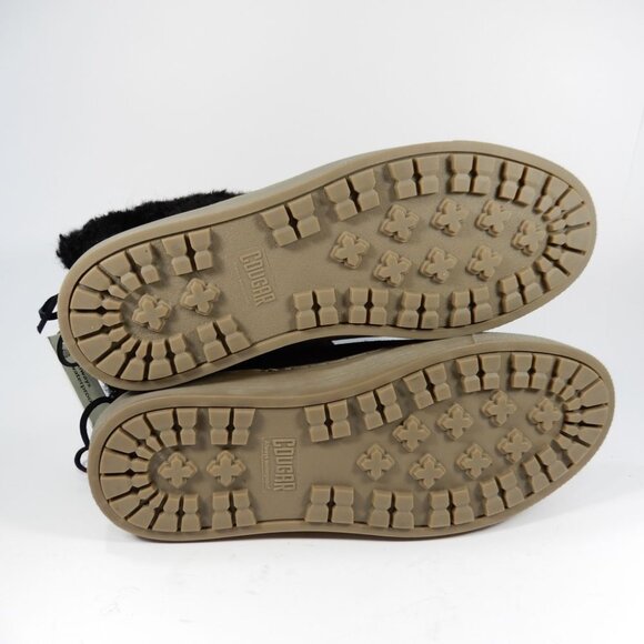 Cougar Devon Waterproof Pull On Booties Boots Size 8 Black Suede Cozy Lined NEW - Picture 9 of 10